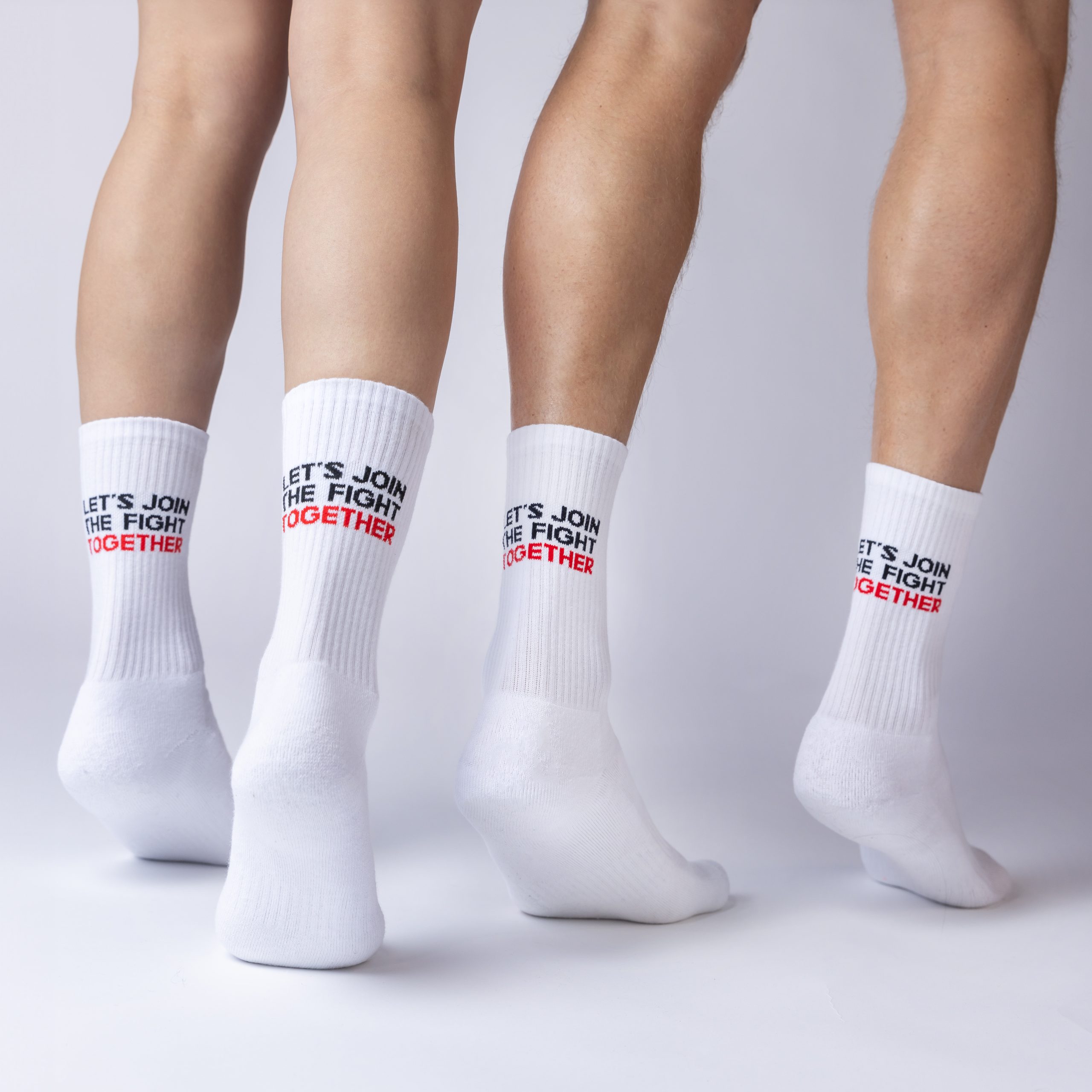 Socks LET'S JOIN white