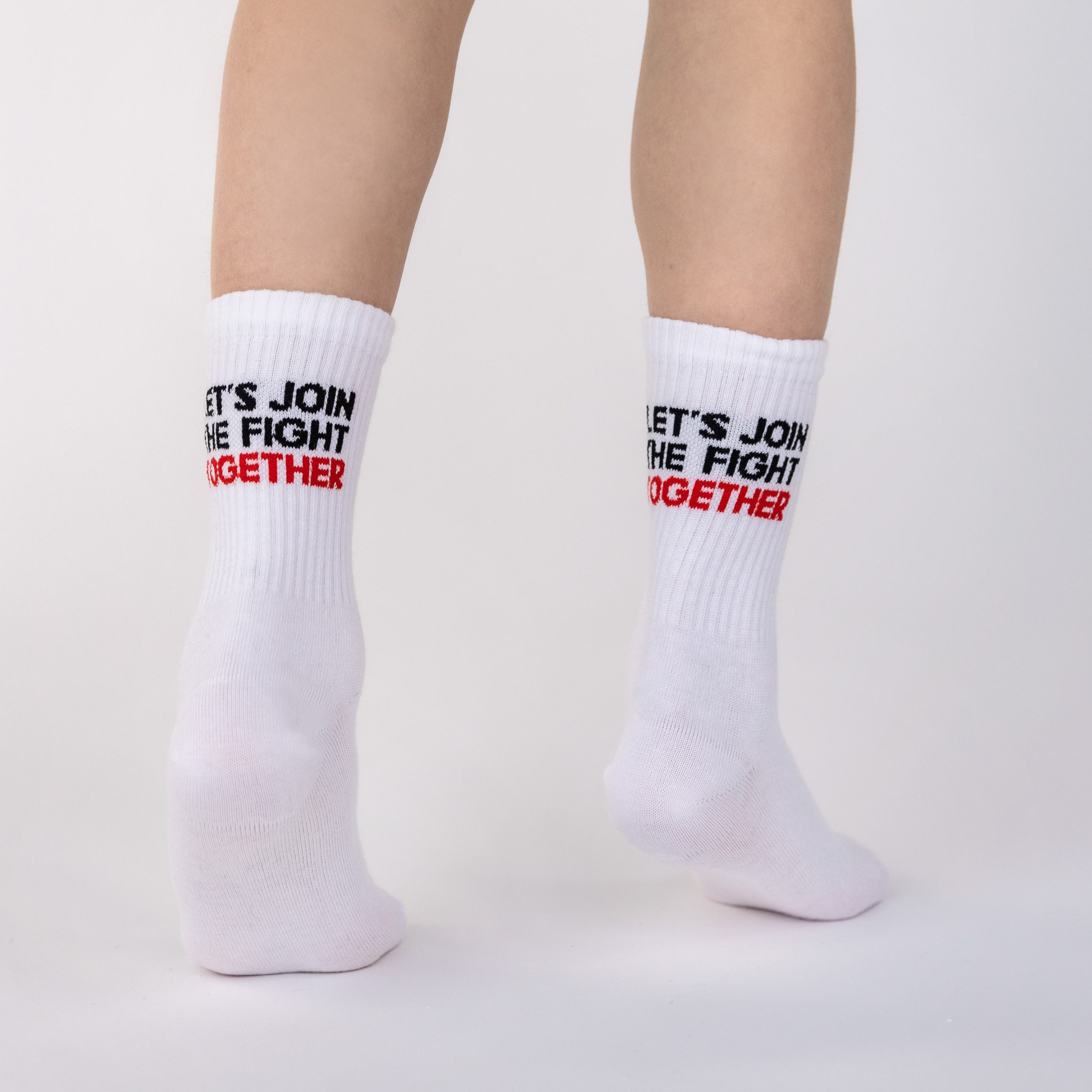 Socks for kids LET’S JOIN white