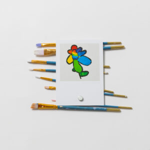 Greeting card #KINDNESSPOINT - Light yellow